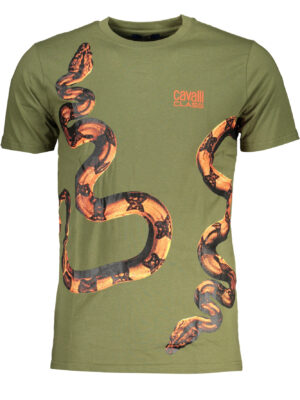 CAVALLI CLASS CAMISETA MANGA CORTA HOMBRE VERDE
