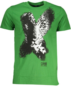 CAVALLI CLASS CAMISETA MANGA CORTA HOMBRE VERDE