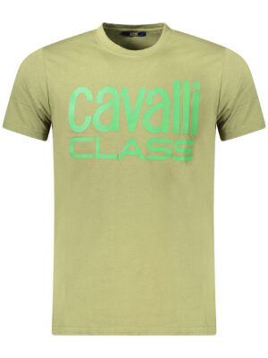 CAMISETA CAVALLI CLASS MANGA CORTA HOMBRE VERDE