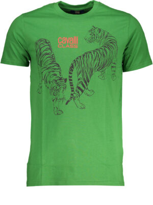 CAVALLI CLASS CAMISETA MANGA CORTA HOMBRE VERDE