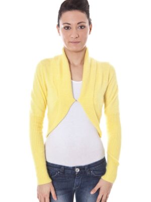 DATCH SHRUG MANGA LARGA MUJER AMARILLO