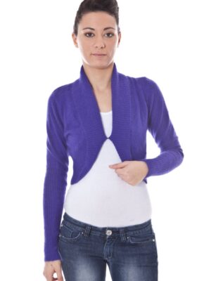 DATCH SHRUG MANGA LARGA MORADO MUJER