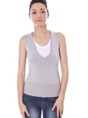 CHALECO MUJER DATCH GRIS