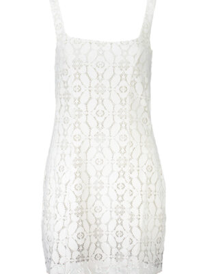 VESTIDO CORTO MUJER DESIGUAL BLANCO