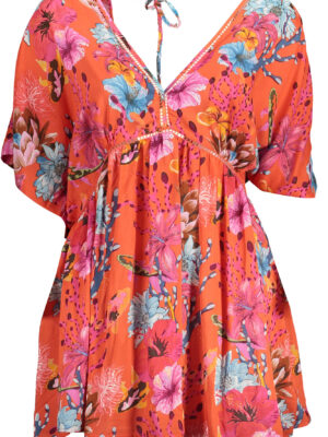 VESTIDO CORTO MUJER ROJO DESIGUAL