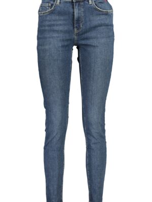 JEANS DENIM MUJER DESIGUAL AZUL