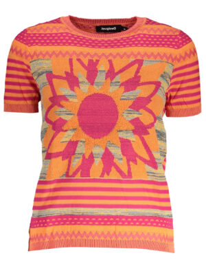 SUÉTER NARANJA DE MUJER DESIGUAL
