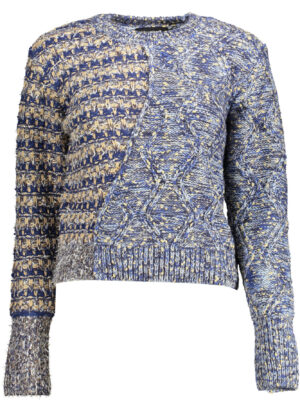 JERSEY MUJER AZUL DESIGUAL