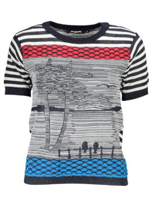 SUÉTER AZUL DE MUJER DESIGUAL