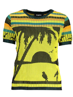 SUÉTER AMARILLO DE MUJER DESIGUAL