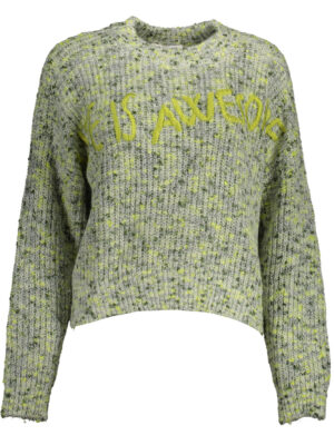 JERSEY MUJER VERDE DESIGUAL