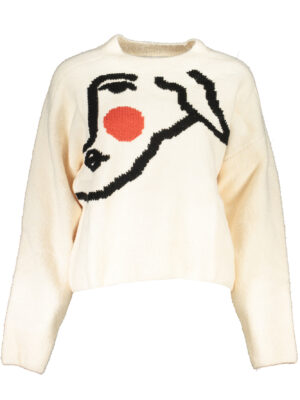 SUÉTER DESIGUAL BLANCO MUJER