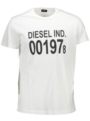 CAMISETA DE MANGA CORTA DIESEL HOMBRE BLANCA