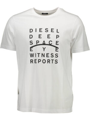 CAMISETA DE MANGA CORTA DIESEL HOMBRE BLANCA