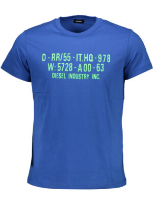 CAMISETA DE MANGA CORTA DIESEL PARA HOMBRE AZUL