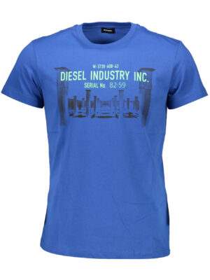 CAMISETA MANGA CORTA HOMBRE DIESEL AZUL