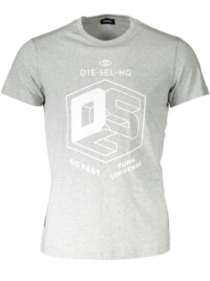 CAMISETA DE MANGA CORTA DIESEL HOMBRE GRIS