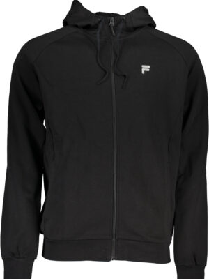 SUDADERA FILA HOMBRE NEGRO CREMALLERA