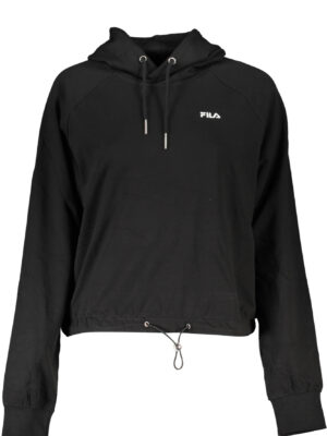 SUDADERA FILA SIN CREMALLERA MUJER NEGRO