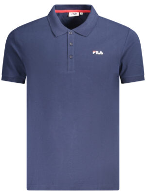 POLO FILA MANGA CORTA HOMBRE AZUL