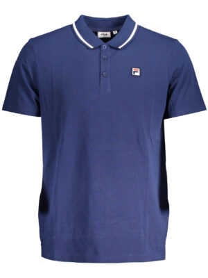 POLO FILA HOMBRE MANGA CORTA AZUL