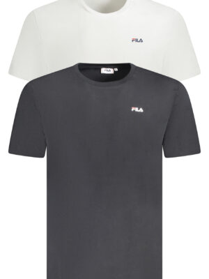 CAMISETA FILA MANGA CORTA HOMBRE BLANCA