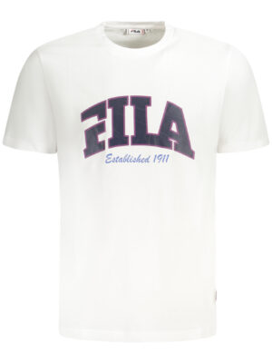 CAMISETA FILA MANGA CORTA HOMBRE BLANCA
