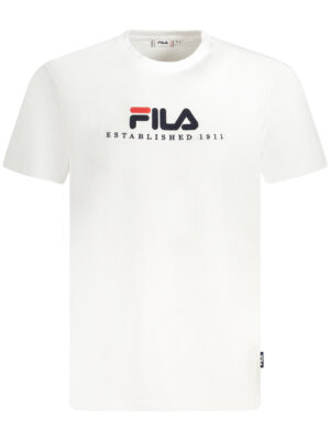 CAMISETA FILA MANGA CORTA HOMBRE BLANCA