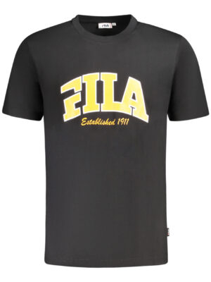 CAMISETA FILA MANGA CORTA HOMBRE NEGRA