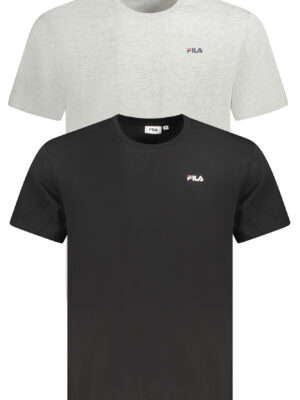 CAMISETA FILA MANGA CORTA HOMBRE NEGRA