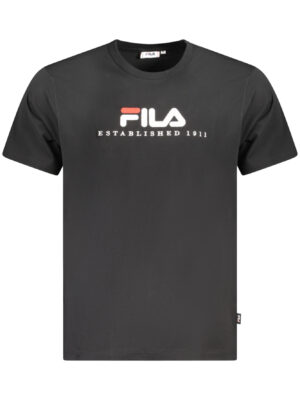 CAMISETA FILA MANGA CORTA HOMBRE NEGRA