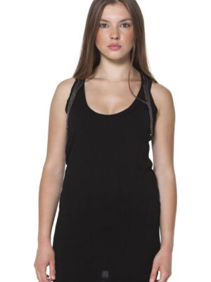 CAMISETA DE MUJER FRED PERRY NEGRA