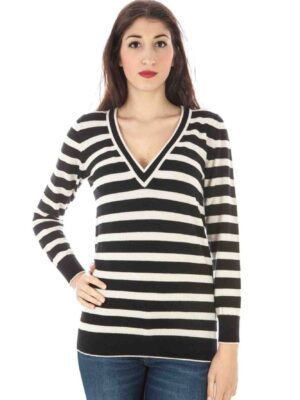 JERSEY NEGRO MUJER FRED PERRY