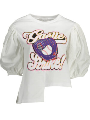 CAMISETA GAELLE PARIS MANGAS 3/4 MUJER BLANCO