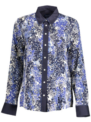 CAMISETA MANGA LARGA MUJER GANT AZUL