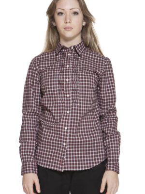 CAMISETA MANGA LARGA GANT MUJER ROJA