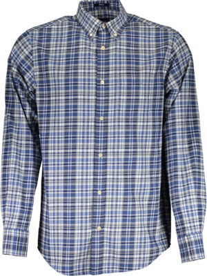CAMISA AZUL DE MANGA LARGA DE HOMBRE GANT