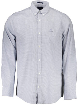 CAMISA AZUL DE MANGA LARGA DE HOMBRE GANT