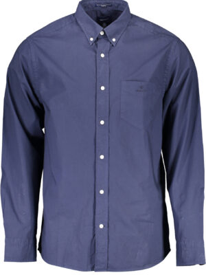 CAMISA AZUL DE MANGA LARGA DE HOMBRE GANT
