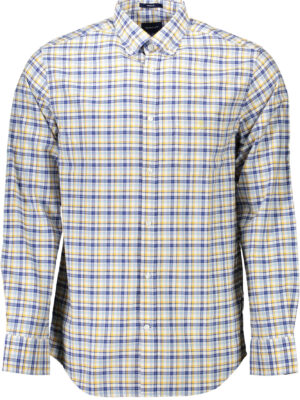 CAMISA DE MANGA LARGA AMARILLA DE HOMBRE GANT