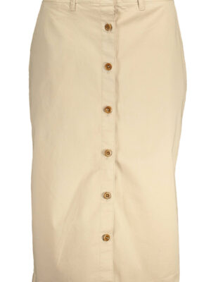 FALDA LARGA BEIGE DE MUJER GANT