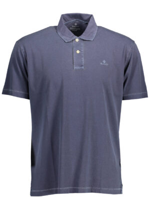POLO MANGA CORTA GANT HOMBRE AZUL