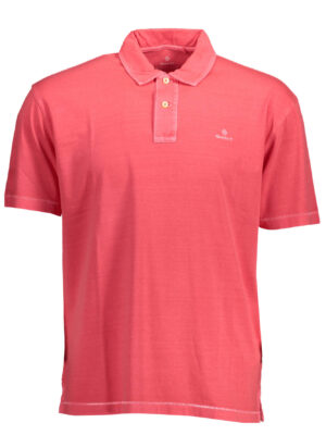 POLO ROSA DE MANGA CORTA PARA HOMBRE GANT