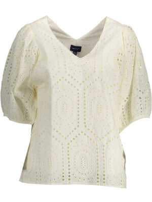 CAMISETA MANGA CORTA MUJER GANT BLANCO