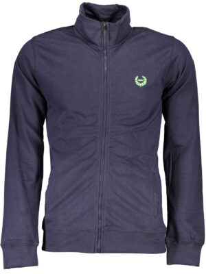 SUDADERA AZUL CON CREMALLERA DE HOMBRE GIAN MARCO VENTURI