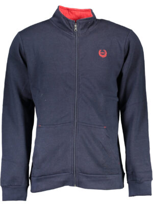 SUDADERA DE HOMBRE AZUL CON CREMALLERA GIAN MARCO VENTURI