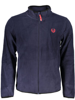 SUDADERA HOMBRE CREMALLERA AZUL GIAN MARCO VENTURI
