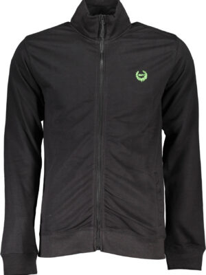 SUDADERA DE HOMBRE GIAN MARCO VENTURI NEGRA CON CREMALLERA