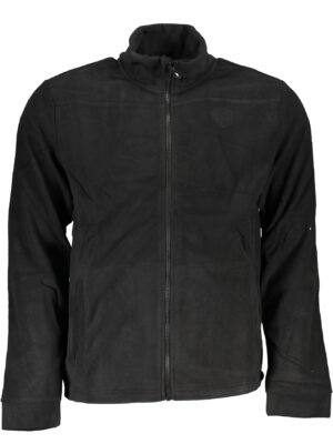 SUDADERA DE HOMBRE NEGRA CON CREMALLERA GIAN MARCO VENTURI