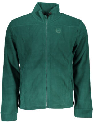 SUDADERA DE HOMBRE CON CREMALLERA VERDE GIAN MARCO VENTURI